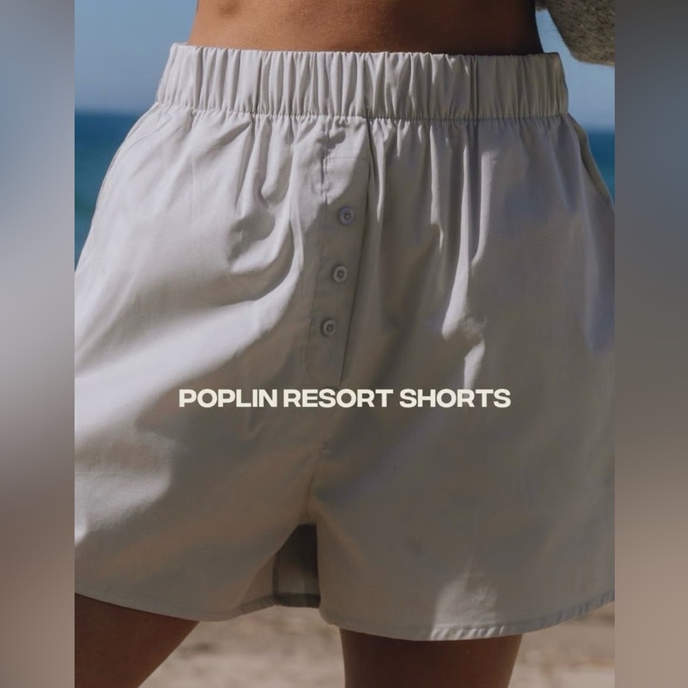 Daily Drills Grey Poplin Resort Shorts